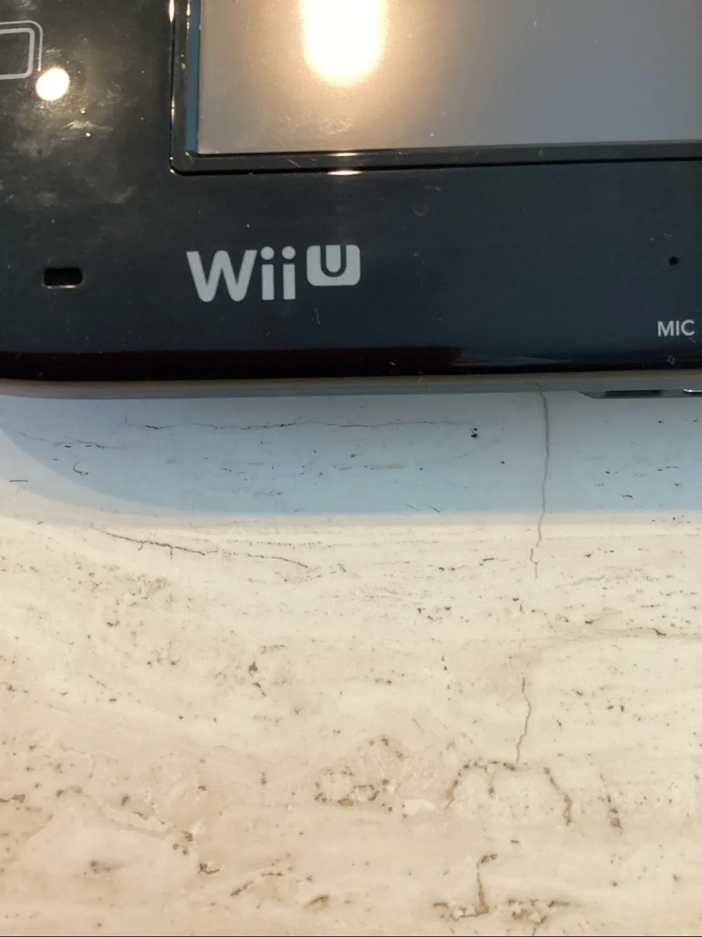 Nintendo Wii U GamePad Controller Model WUP-010 USA Black Replacement